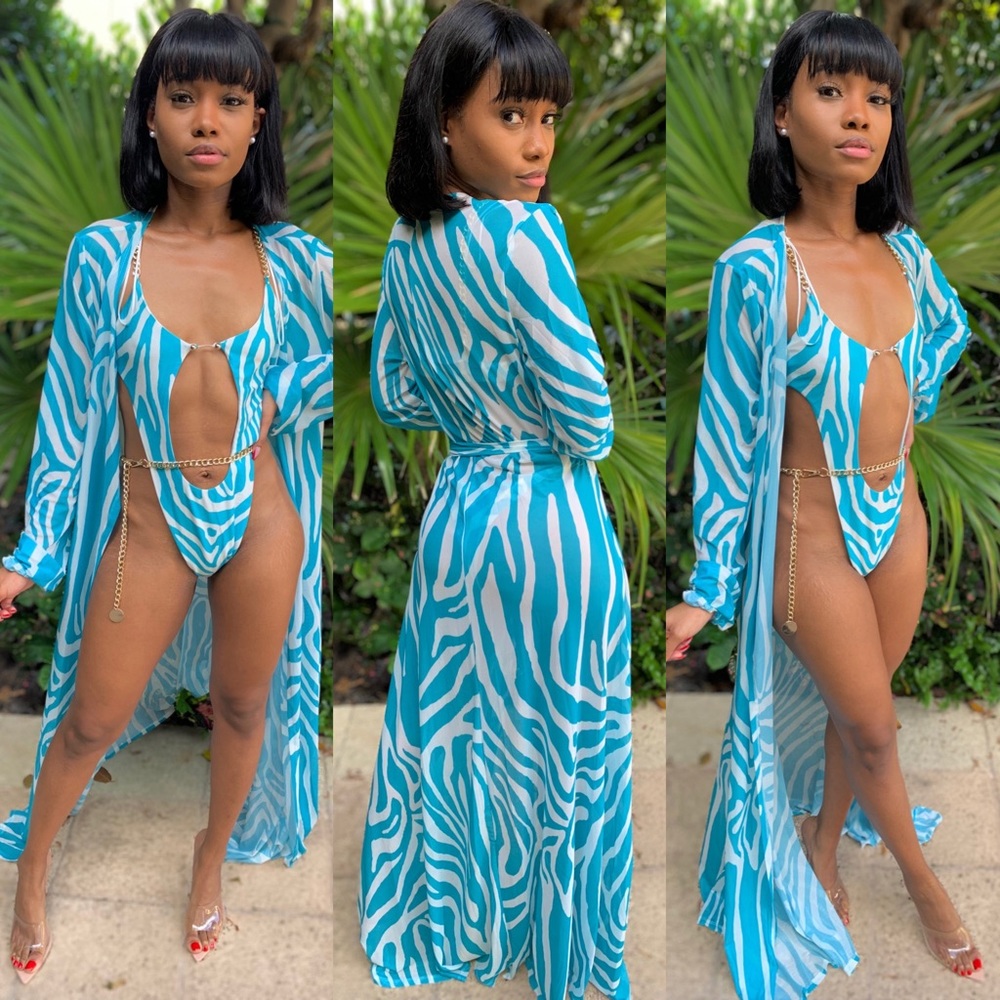 Bayside Vibes 3 Piece Swim Set